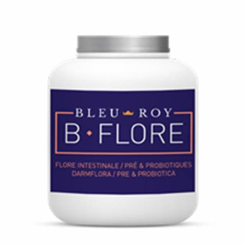 B-Flore, complèment cheval pré & probiotiques - Bleu Roy