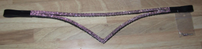 Frontal strass rose triangle - Equine Concept