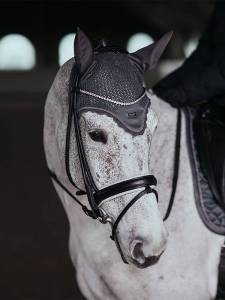 Bonnet anti-mouches Equestrian Stockholm - No Boundaries Silver Cloud