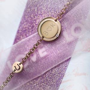 Bracelet avec médaille personnalisée - Ponytail & Co