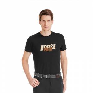 T-shirt Team Shirt Horse Pilot Homme