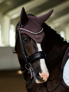 Bonnet anti-mouches Anti-bruit Padded Moonless Night - Equestrian Stockholm