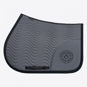 Tapis de selle Double Orbit Wave Quilted Anthracite - CAVALLERIA TOSCANA